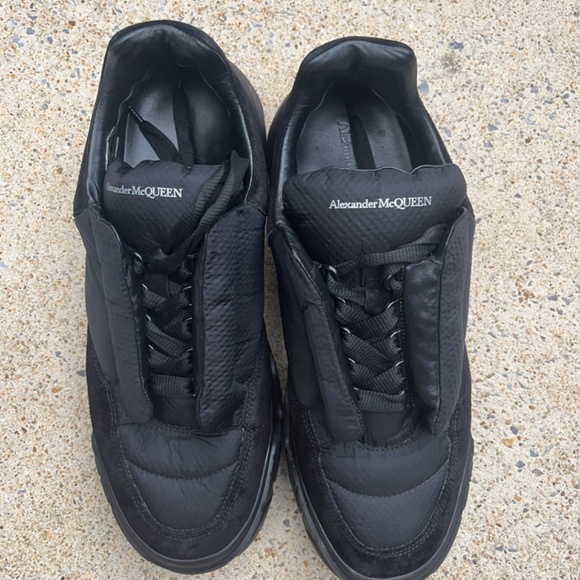 ALEXANDER McQUEEN COURT PADDED LOW SNEAKERS MEN SHOES MADE IN ITALY  EU44 / US11 - Picture 3 of 15